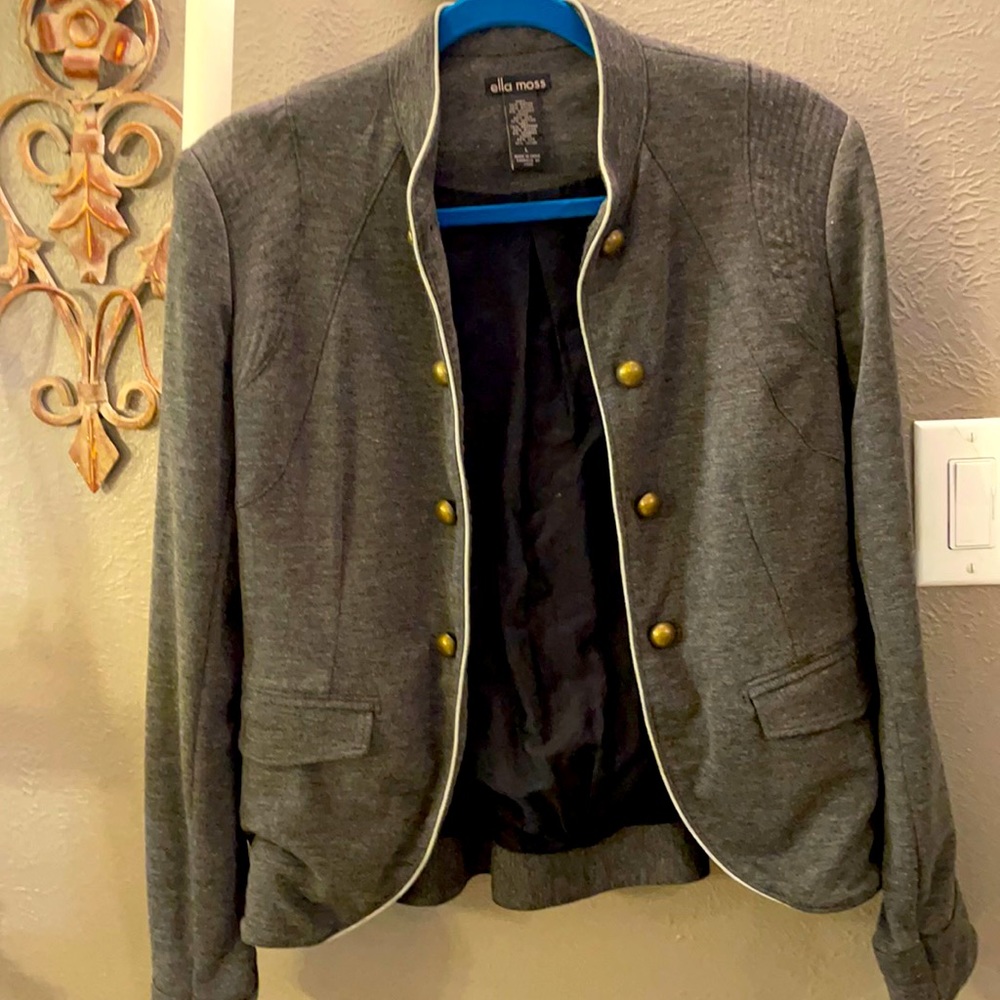 EUC Ella miss military style jacket
